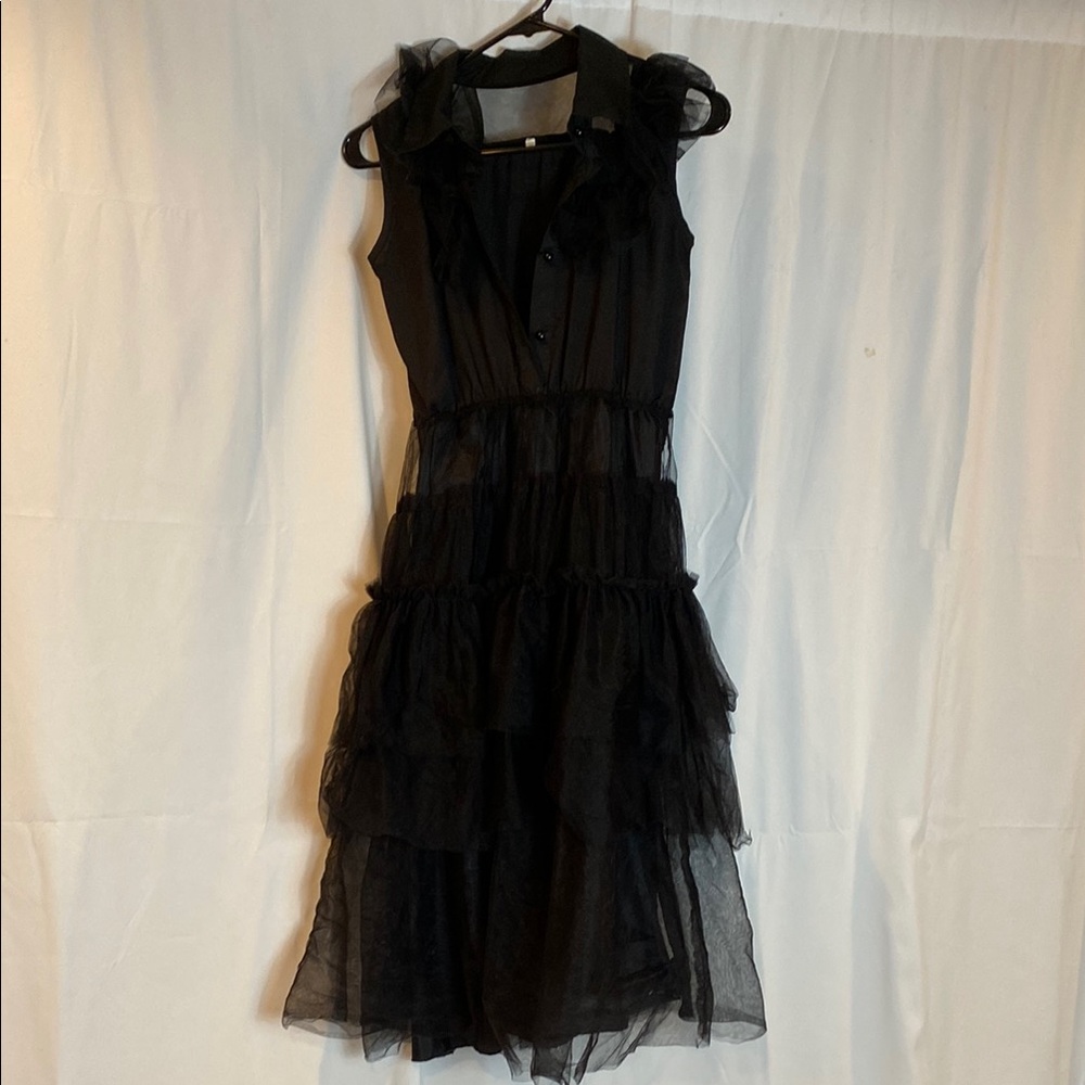 Elegant Black Sleeveless Dress